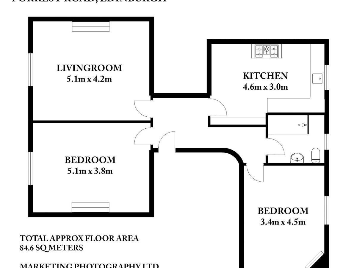 The Forrest Road Residence เอดินบะระ ภายนอก รูปภาพ
